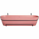 Planteur Rectangle VIBIA - Plastique - Réservoir - Ø70 - Rose Poussiere