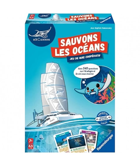 The SeaCleaners - Sauvons les Océans - Jeu de quizz - de 1 a 4 joueurs a partir de 7 ans - Enfant et parents - 20979 - Ravens…