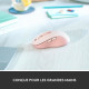 Souris Sans Fil Logitech Signature M650 L - Grande Taille Silencieuse, Bluetooth, Boutons Programmables - Rose