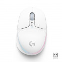 Logitech G - Souris Gaming - Sans fil - G705 Éclairage RVB LIGHTSYNC - Bluetooth - Légere - Blanc