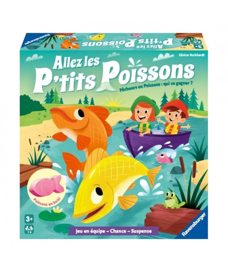 Allez Les P'tits Poissons - Premier Jeu de société pour Enfants - 20991 - Ravensburger - Des 3 ans.