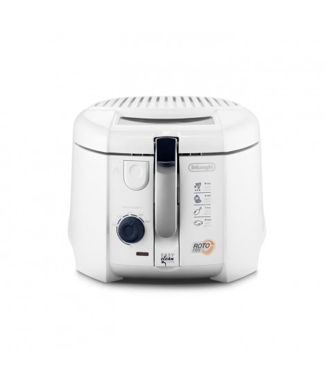 Friteuse DELONGHI F28311 - Acier inoxydable - 1800W - Capacité 1,2L - Systeme Easy Clean - L36,1 x P31 x H23,9 cm - Blanc