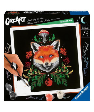 CreArt - 20x20cm - Fox / Renard - Pixie Cold Edition