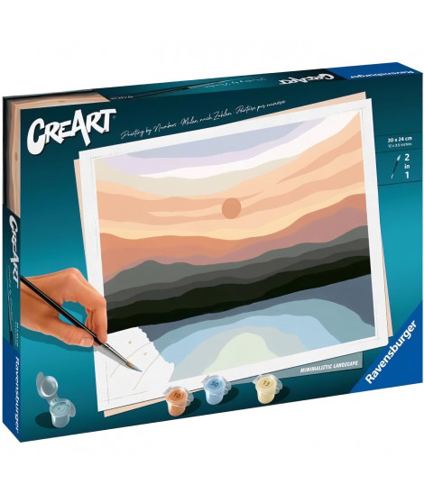 CreArt 30x24 cm- Minimalist Landscape -4005556235155 - Ravensburger