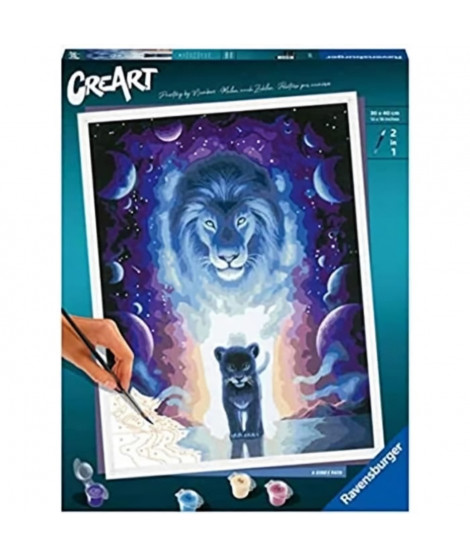 CreArt grand format 30x40 cm - Lion / Jojoesart édition -4005556235162 - Ravensburger