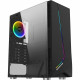XIGMATEK BOITIER PC Eros - Moyen Tour - Noir - Verre trempé - Format ATX (EN43378)