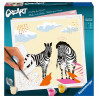 CreArt - 20x20cm - Zebre - Jolane Edition