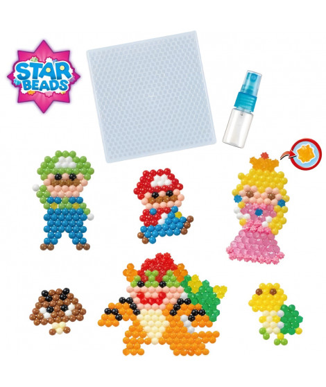 Le kit Super Mario - AQUABEADS - Perles qui collent avec de l'eau