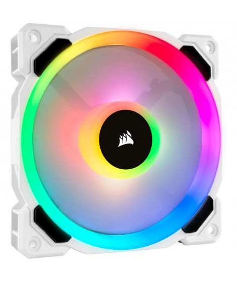 CORSAIR Ventilateur LL120 Pro LED RGB 120mm Blanc - (CO-9050091-WW)