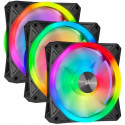CORSAIR Ventilateur iCUE QL120 RGB - Diametre 120mm - Fan Kit RGB + Lighting Node CORE (CO-9050098-WW)