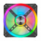 CORSAIR Ventilateur iCUE QL120 RGB - Diametre 120mm - Fan Kit RGB + Lighting Node CORE (CO-9050098-WW)