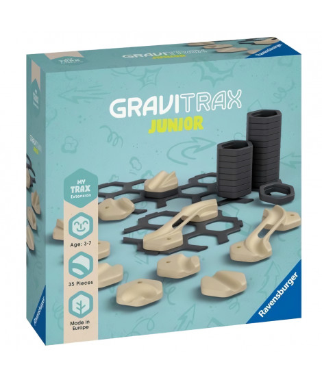 GraviTrax JUNIOR Set d'extension Rails - My Trax 35 pieces - Circuits de billes - des 3 ans - 27401 - Ravensburger