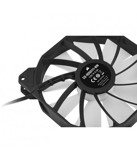 Ventilateur CORSAIR SP Series - SP140 RGB ELITE - Diametre 140mm - LED RGB - Pack Double