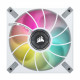 CORSAIR Ventilateur ML ELITE Series - ML140 RGB ELITE WHITE - Diametre 140mm - Dual Pack with Lighting Node CORE (CO-9050119-WW)