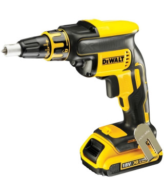 DEWALT Visseuse Plaques de Plâtre Brushless 18V XR 5Ah Li-Ion Sans Fil avec Lampe LED et Poignée Ergonomique DCF620N-XJ Versi…