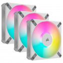 CORSAIR - AF120 RGB ELITE - Ventilateurs AF ELITE Series - 120mm - AirGuide - Pack de trois - Blanc - (CO-9050158-WW)