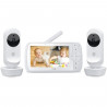 Ecoute bébé VM 35 T 2 CAM VIDEO  MAX ECRAN 5avec 2 camera Zoom - Ecran partagé - Temperature - T-Walkie - MOTOROLA