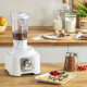 MOULINEX Robot multifonction + blender, 800 W, 6 vitesses + pulse, 25 fonctions, 7 accessoires, DoubleForce Compact FP544111