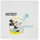 Lot de 3 langes bébé Mickey Little One en coton bio