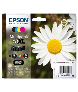 EPSON Multipack XL T1806 - Pâquerette - Noir, Cyan, Magenta, Jaune (C13T18164012)