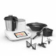 MOULINEX Robot cuiseur avec balance cuisine, 1400 W, 3.6 L, 32 fonctions, 10 programmes, Ecran numérique, Click & Cook HF506110