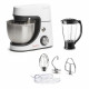 MOULINEX Robot pâtissier + Blender 1,5 L, Bol 4,6 L, 8 vitesses + Pulse, Kit pâtisserie complet, Masterchef Gourmet YY5170FG