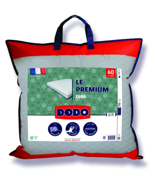 DODO - OREILLER ERGONOMIQUE - LE PREMIUIM - 60X60 cm