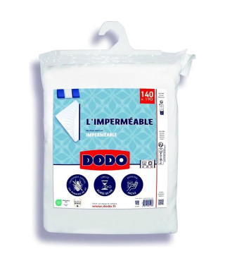 PROTEGE MATELAS L'IMPERMEABLE - ANTI PUNAISES DE LIT - COTON/POLYESTER - 140x190 cm - DODO