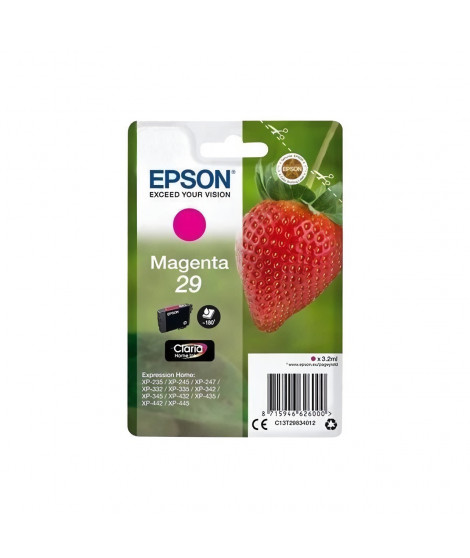 EPSON Cartouche d'encre T2983 Magenta - Fraise (C13T29834012)