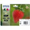 EPSON Multipack 29  - Fraise - Noir, Cyan, Magenta, Jaune (C13T29864022)