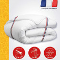 Couette 240x260 cm DODO ALoe - Tempérée - 300G/m² - Couette 2 personnes - Douce et Confortable - Blanc