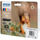 EPSON Multipack 378 - Ecureuil - Noir, Jaune, Cyan, Magenta, Magenta clair, Cyan clair (C13T37884010)