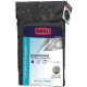DRAP HOUSSE DODO - ANTIBACTERIENS - ANTHRACITE - 140X190 cm - Bonnet 32 cm