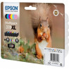 EPSON Multipack 378 XL - Ecureuil - Noir, Jaune, Cyan, Magenta, Magenta clair, Cyan clair (C13T37984010)