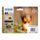 EPSON Multipack 378 XL - Ecureuil - Noir, Jaune, Cyan, Magenta, Magenta clair, Cyan clair (C13T37984010)