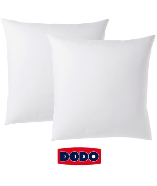 LOT DE 2 TAIES D'OREILLER DODO - BLANC - 65X65 cm