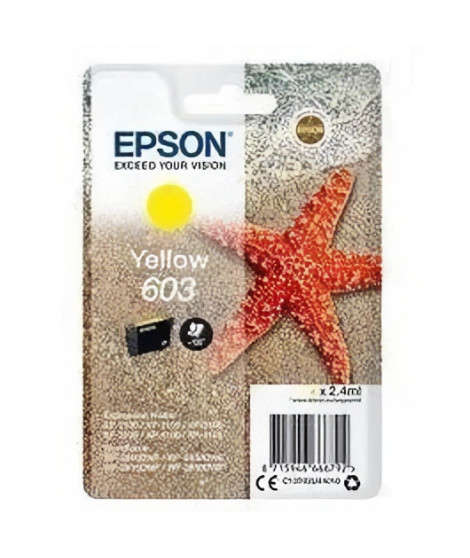 EPSON Cartouche d'encre 603 Jaune - Etoile de mer (C13T03U44010)