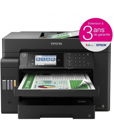 Imprimante Multifonction 4-en-1 - EPSON - Ecotank ET-16600 - Jet d'encre - A3/A4 - Couleur - Wi-Fi - C11CH72401