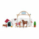 Schleich - Enclos pour chevaux d'Hannah avec chienne Ruby - 42458