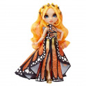 Rainbow High Tentpole PR Theme Doll - ORANGE - 1 robe de Gala et 1 tenue decontractée + accessoires et carnet de croquis