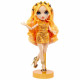 Rainbow High Tentpole PR Theme Doll - ORANGE - 1 robe de Gala et 1 tenue decontractée + accessoires et carnet de croquis