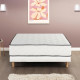 DEKO DREAM Détente Ensemble matelas + sommier 160 x 200 cm - Ressorts - 7 zones - 27 cm - Équilibré