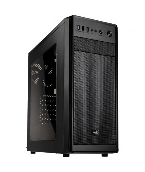 AEROCOOL BOITIER PC SI-5100 - Moyen Tour - Noir - Fenetre acrylique - Format ATX (ACCM-SI01011.11)