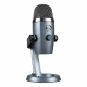 Microphone USB - Blue Yeti - Nano Premium pour Enregistrement, Streaming, Gaming, Podcast sur PC ou Mac - Gris