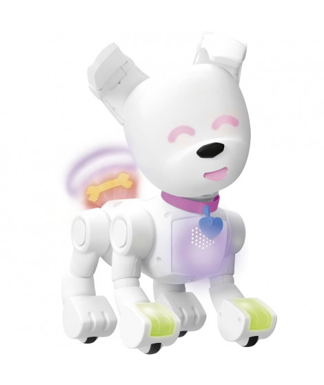 Robot chien interactif - LANSAY - DOG-E - Blanc - Pour enfant a partir de 6 ans - Batterie