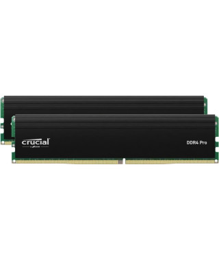 Mémoire RAM - CRUCIAL - PRO DDR4 - 32Go (2x16Go) - DDR4-3200 - UDIMM CL22 (CP2K16G4DFRA32A)