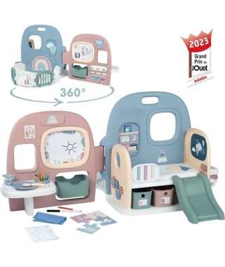 Smoby - Baby Care - Creche 5 Espaces + 27 Accessoires