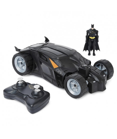 BATMAN - BATMOBILE RC 1-20 + FIGURINE articulée 10 CM Batman