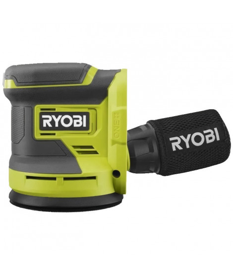 RYOBI ONE+ Ponceuse excentrique 18 Volts 125 mm + 3 abrasifs - RROS18-0