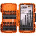 Coffret de vissage/perçage impact 24pcs 50mm - AEG - AAKSDDD24 - Embouts résistants a la torsion